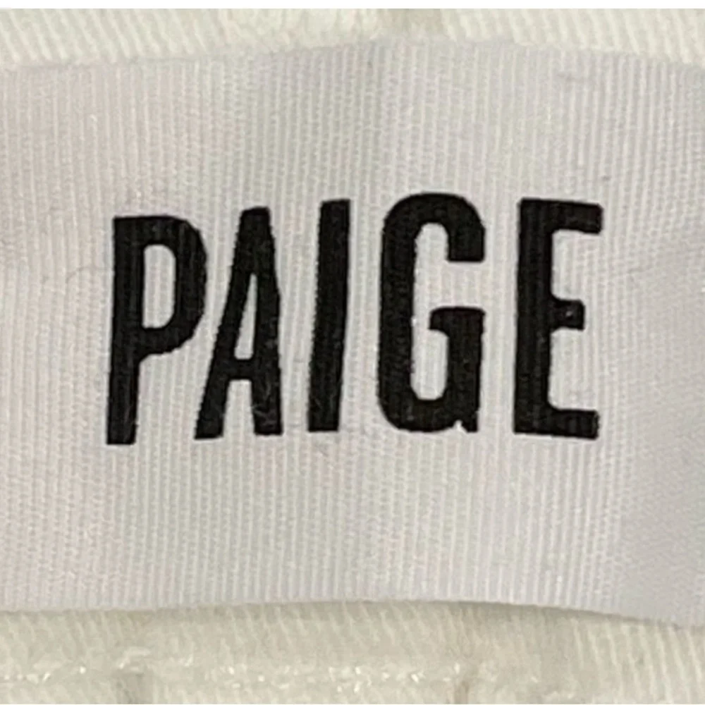 PAIGE Women's Skyline Ankle Peg Crisp White Jeans - Picture 5 of 7